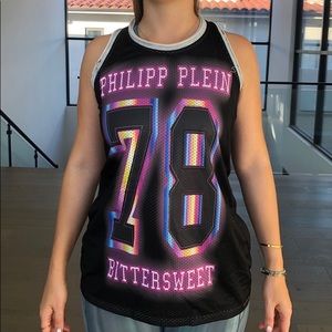 Philipp Plein Black and Neon Jersey